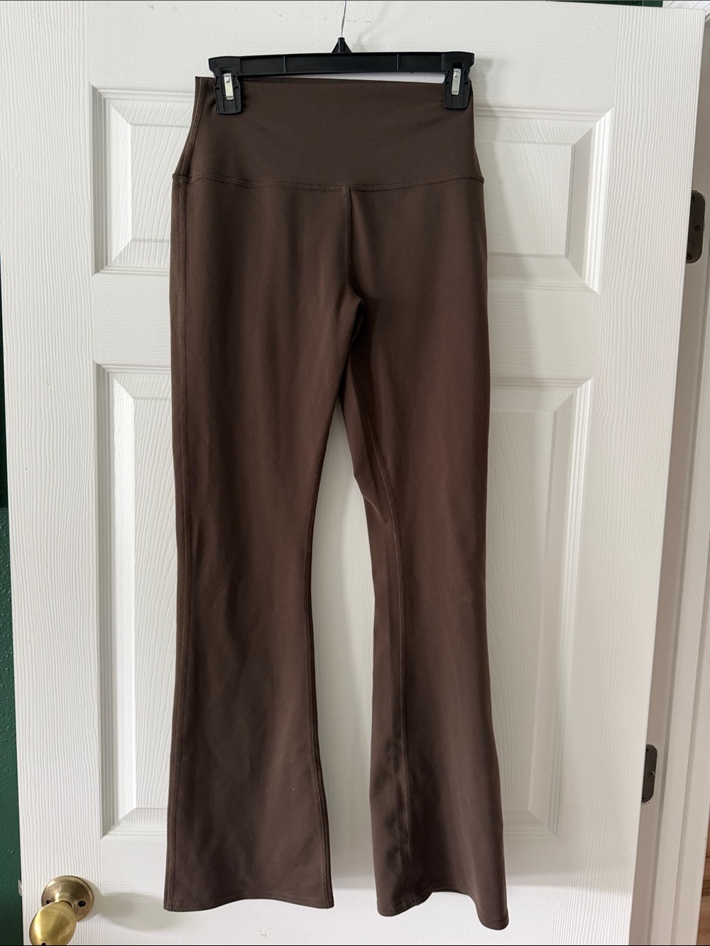 ALO Yoga Brown High-Waist Flare Leggings